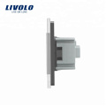 Livolo Prise murale standard 110 ~ 250V 16A avec interrupteur de lumière VL-C701-15 / VL-C7C1EU-15